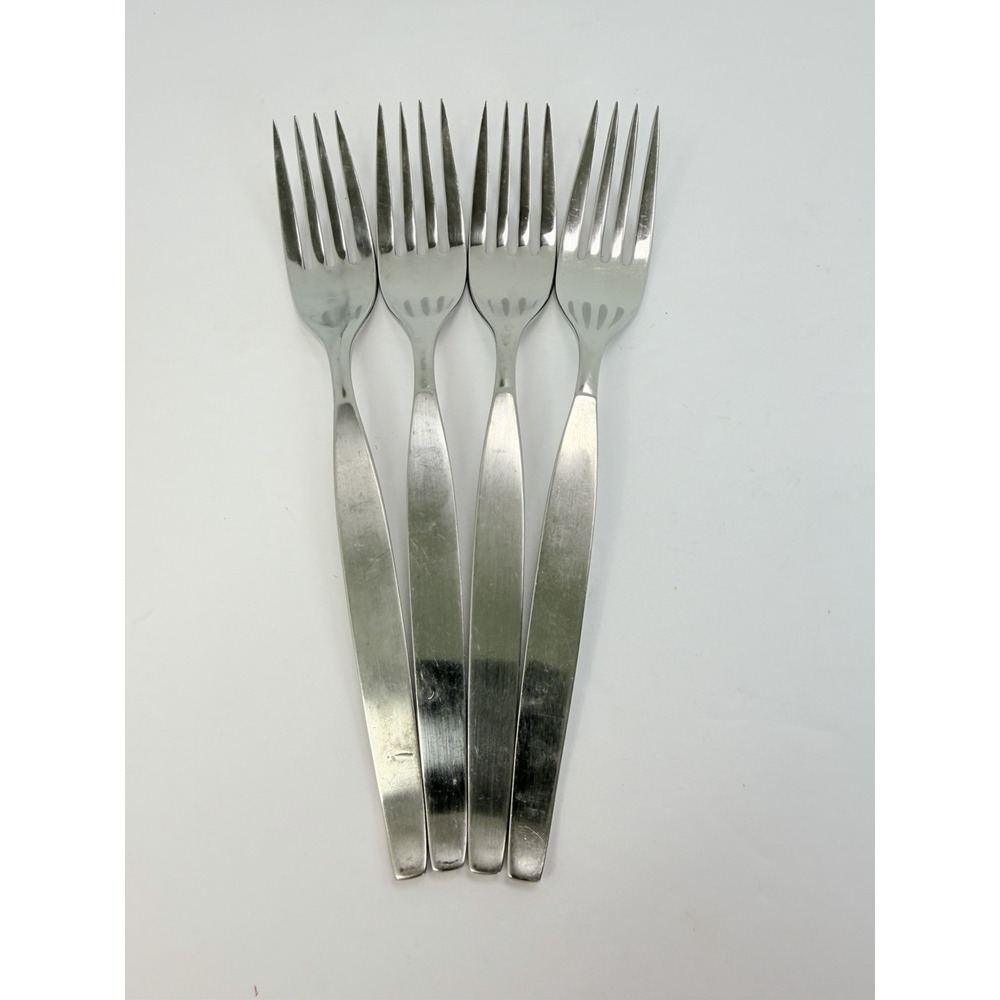 Oneida Community FROSTFIRE Stainless Dinner Forks Set Of 4 #2
